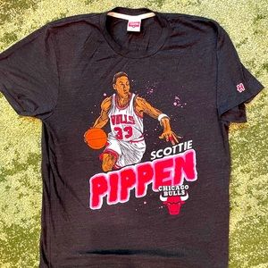 Chicago Bulls Scotty Pippen Homage Brand T-Shirt (Medium)